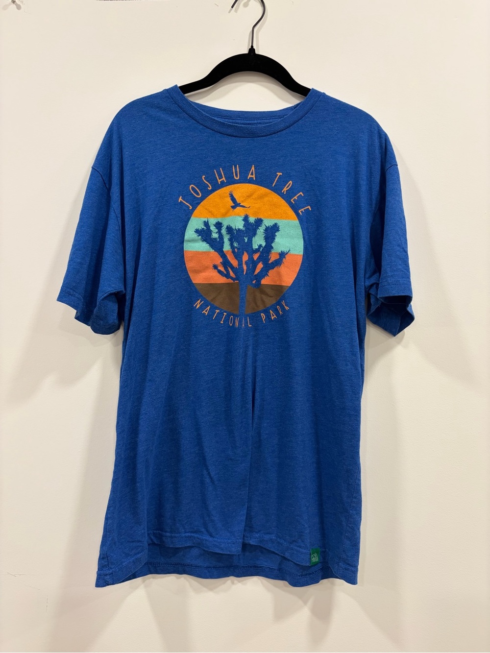 Wild Tribute Joshua Tree National Park T Shirt Men’s Large Blue Cotton Graphic